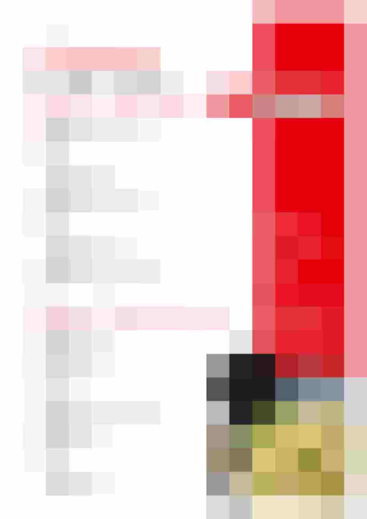 Speiseplan der Woche mit zwei Mittagsmenüs und kleiner Telleraufnahme eines Nudelgerichts