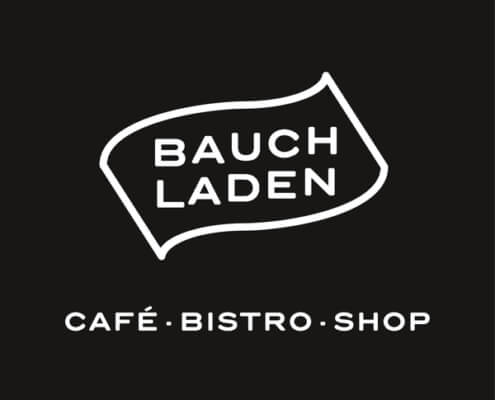 Logo Bauchladen schwarz/weiss