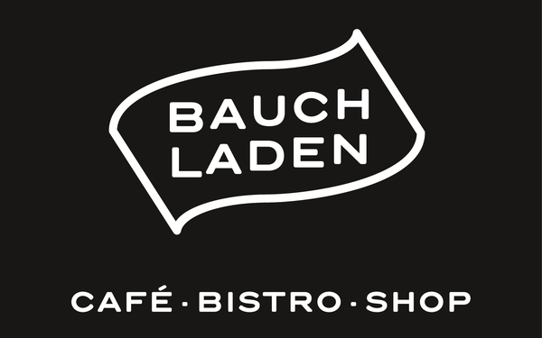 Logo Bauchladen schwarz/weiss