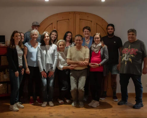 Gruppenbild der BetreuerInnen von wohnenanderskompetent