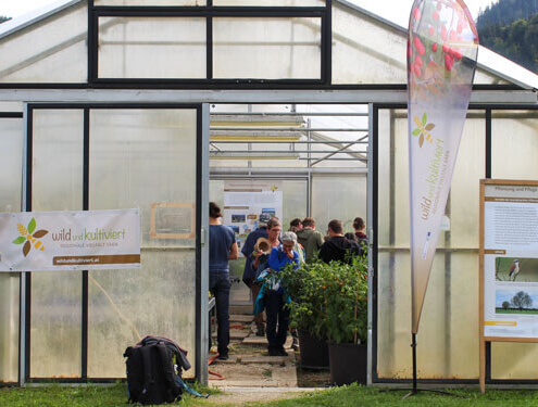 Aktivstand beim RGV-Symposium im Gewächshaus von oberrainanderskompetent