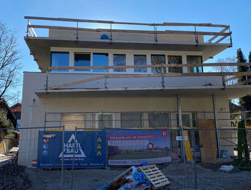 Baustelle Frontansicht
